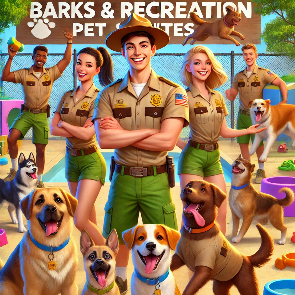 Barks & Recreation Pet Suties Team